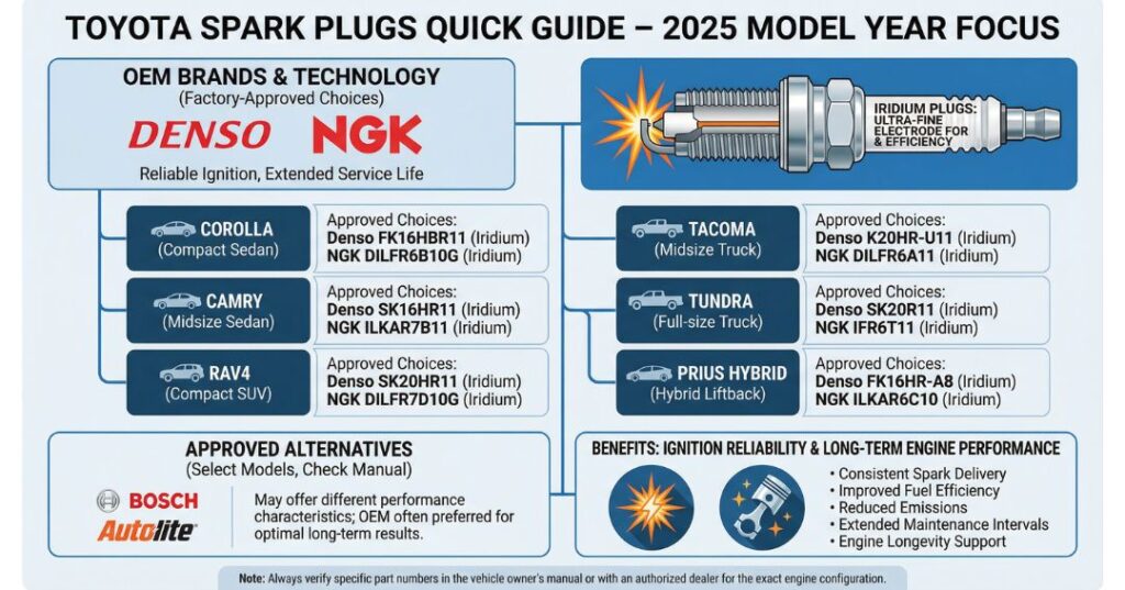 what spark plugs does toyota use