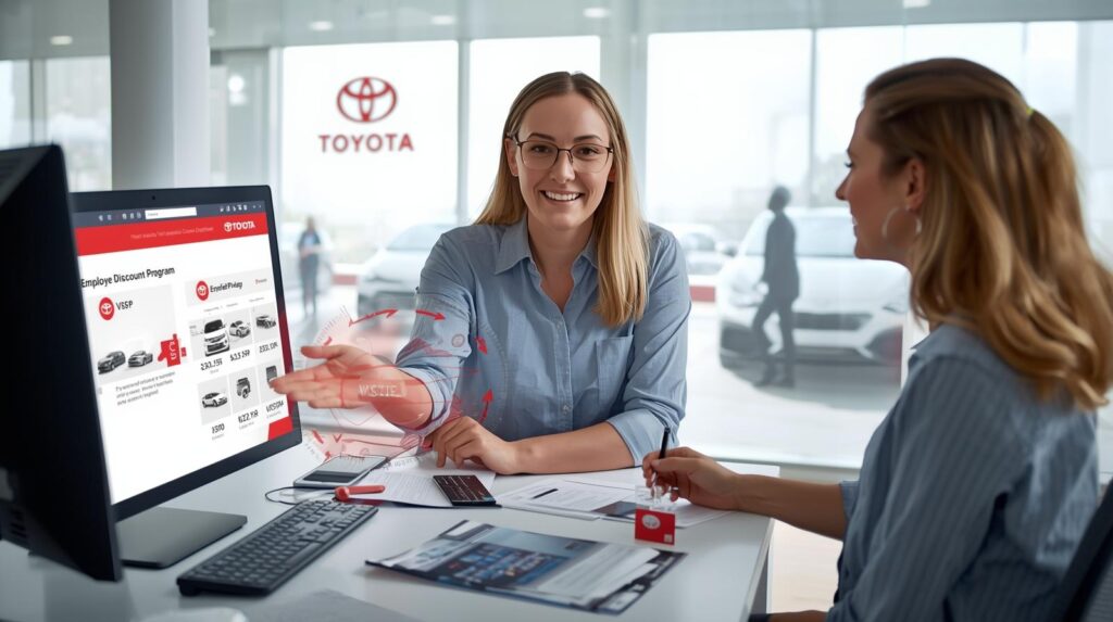 how much is toyota employee discount