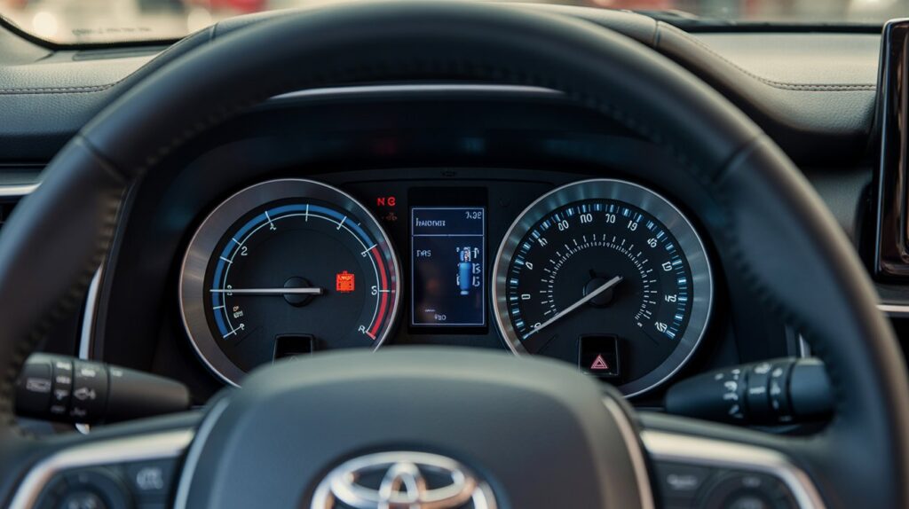 tire pressure light blinking toyota