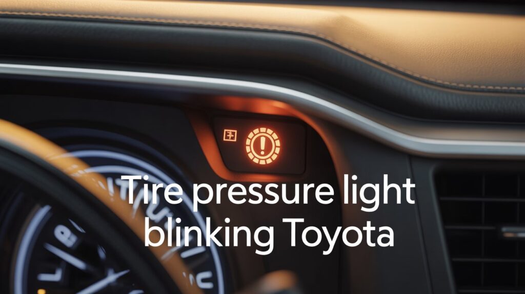 tire pressure light blinking toyota