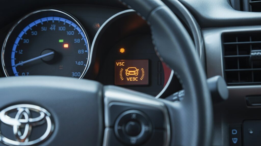 vehicle stability control warning light toyota