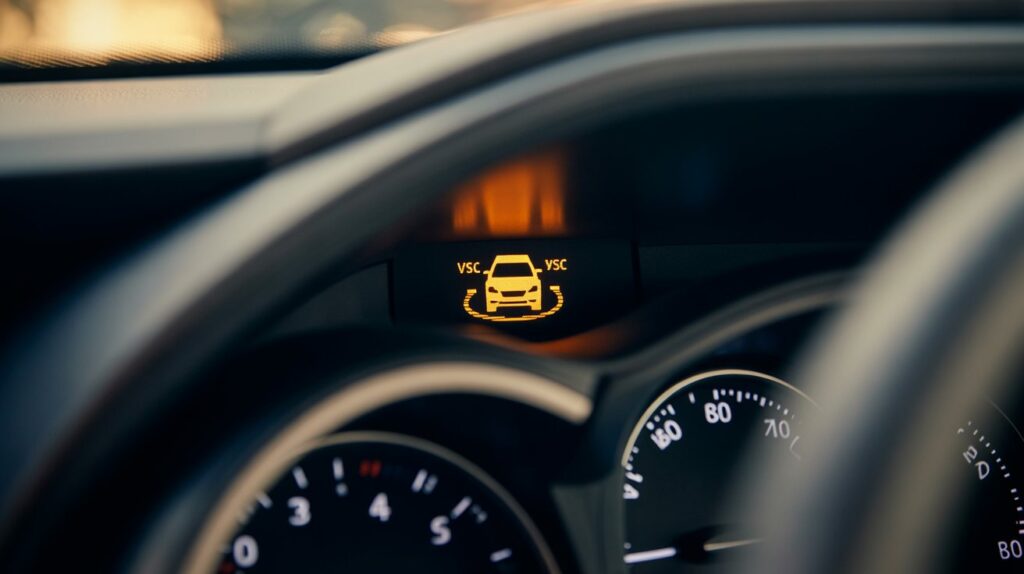 vehicle stability control warning light toyota