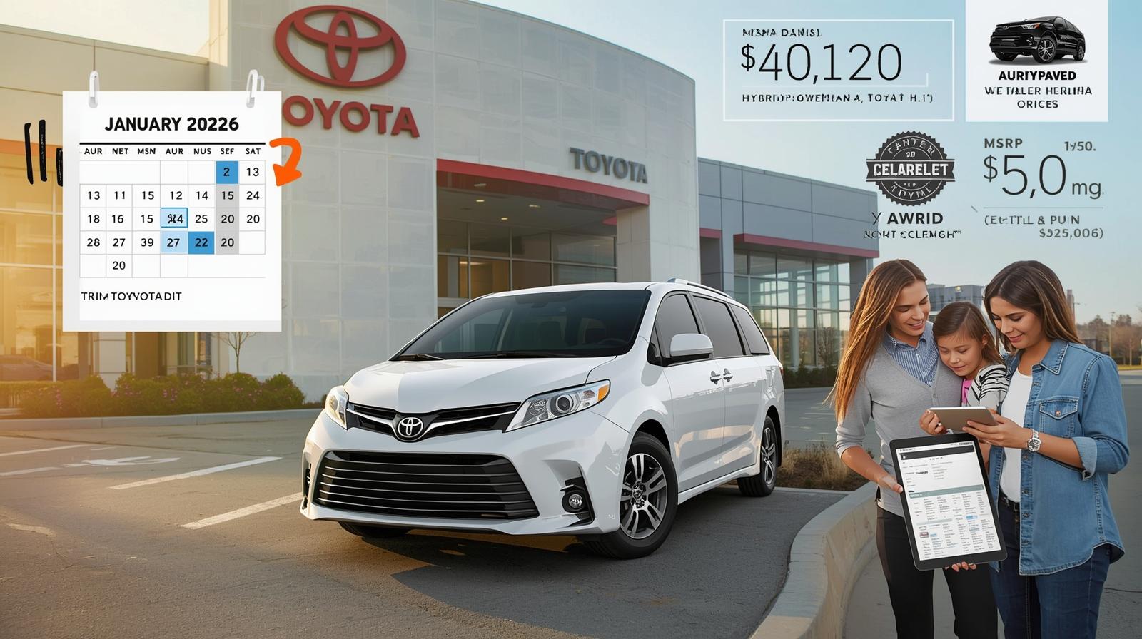 toyota sienna 2026 release date