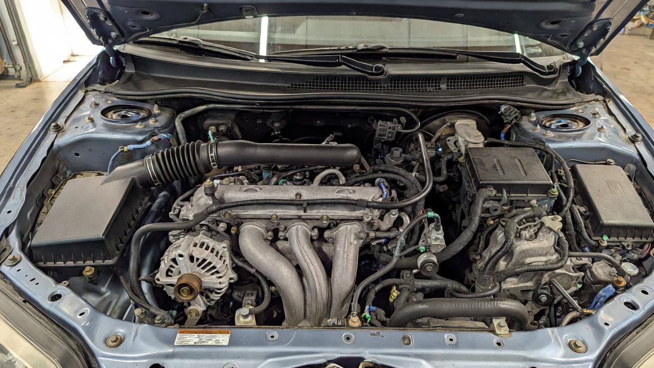 2009 Toyota Camry Hybrid engine and hybrid system layout