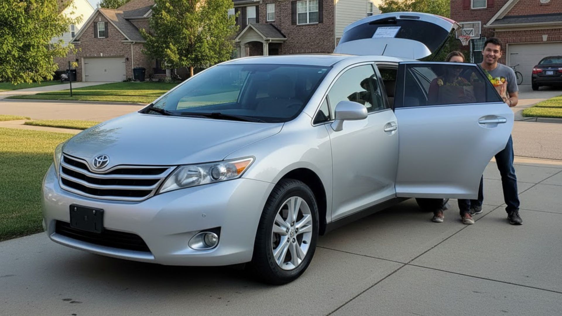 2012 Toyota Venza parked in suburban setting showing practicality and space