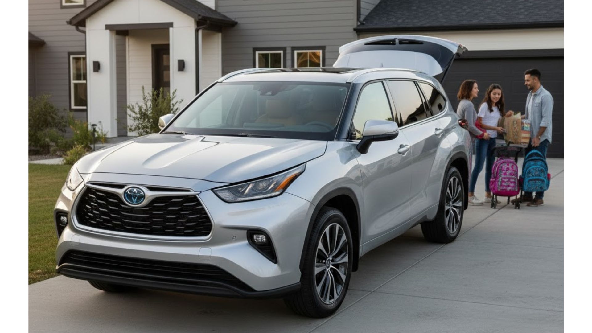 2023 Toyota Highlander XLE family SUV exterior front view