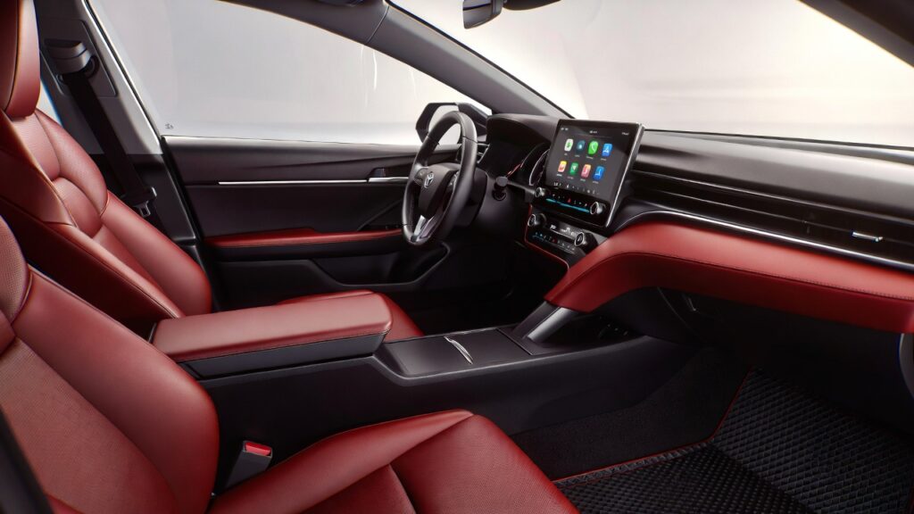 toyota camry red interior