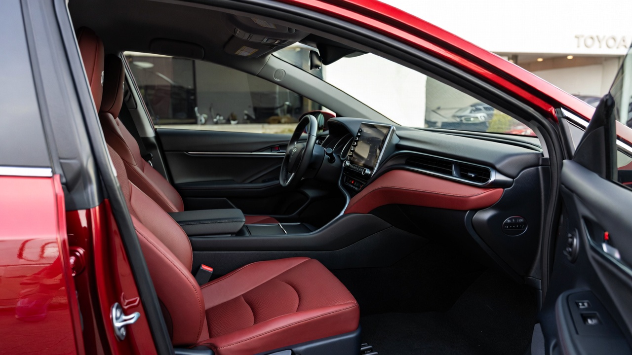 toyota camry red interior