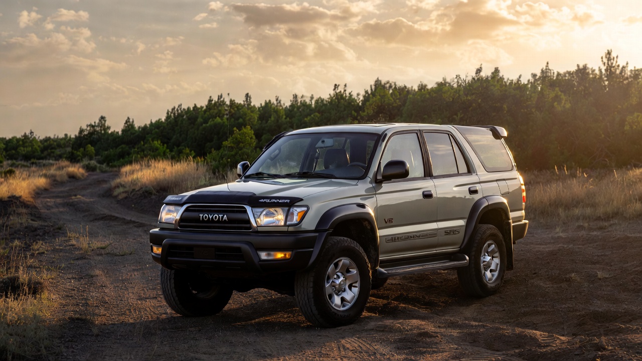 1999 Toyota 4Runner parked on scenic off-road trail