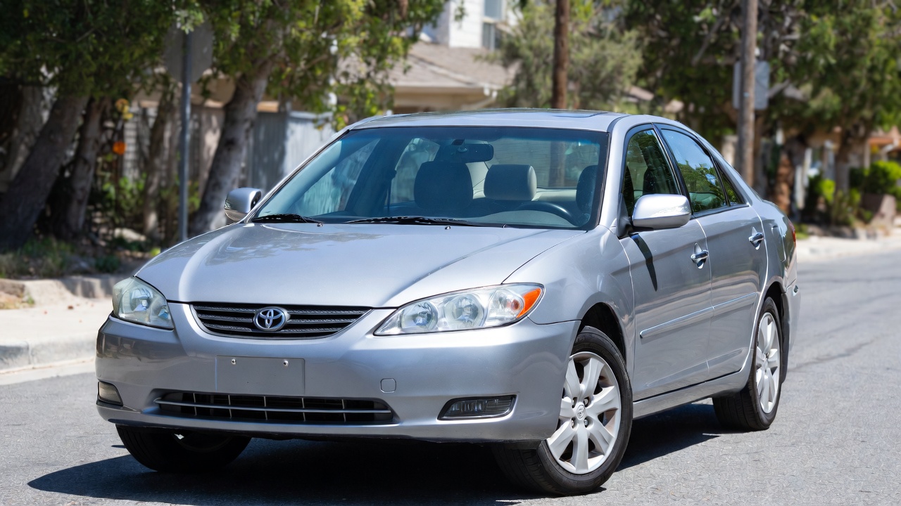 2002 Toyota Camry LE featured image midsize sedan