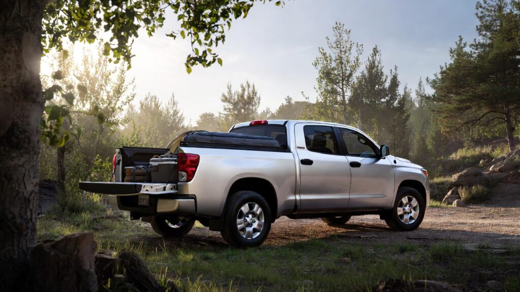 2007 Toyota Tundra in outdoor scene showing capability and appeal as a used truck.