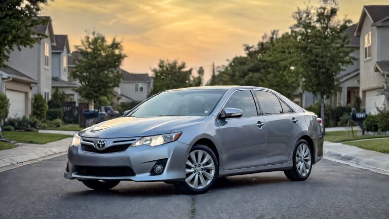 2011 Toyota Camry XLE exterior front three quarter view