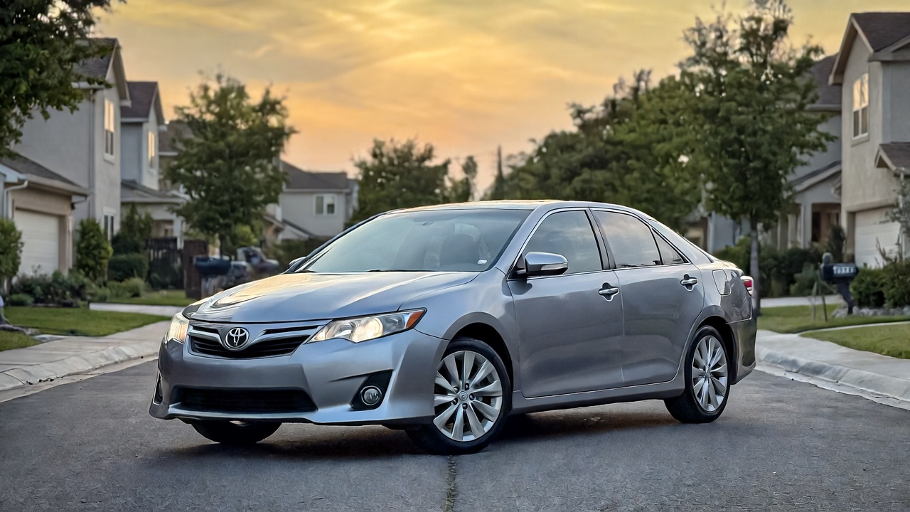 2011 Toyota Camry XLE exterior front three quarter view