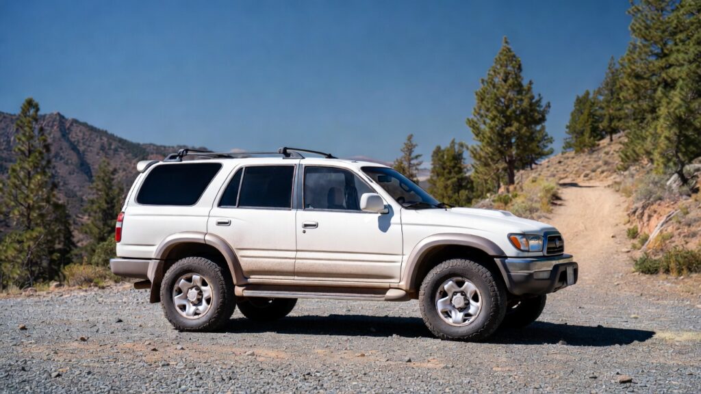 1997 Toyota 4Runner on gravel trailhead