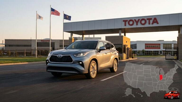 where is the toyota highlander made USA Indiana factory Toyota SUV manufacturing plant Highlander production