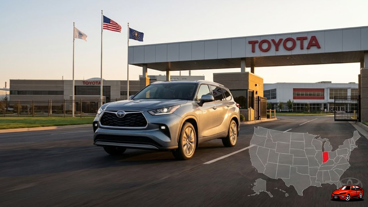 where is the toyota highlander made USA Indiana factory Toyota SUV manufacturing plant Highlander production