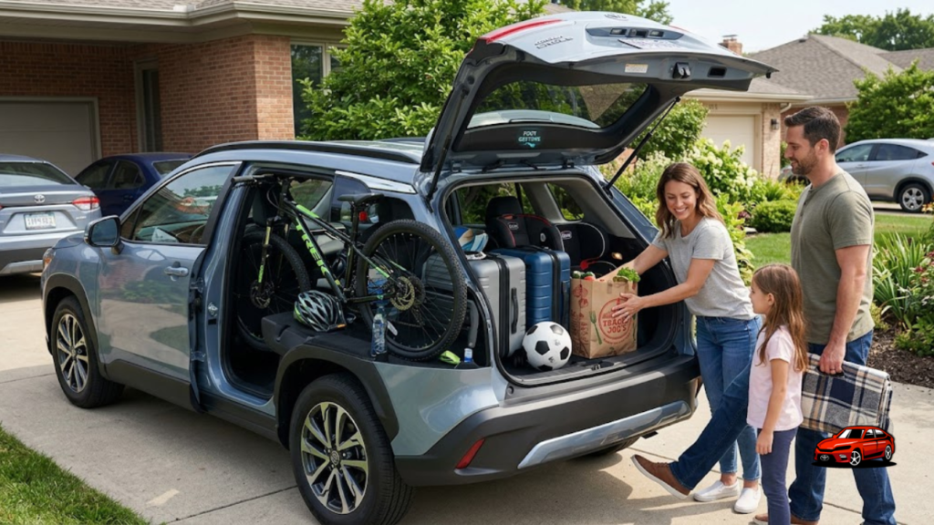 2026 Toyota Corolla Cross Hybrid review showing 194 horsepower 42 MPG and silent electric driving capabilities

